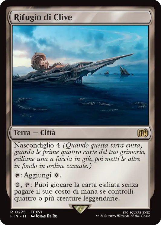 Final Fantasy 275 Rifugio di Clive