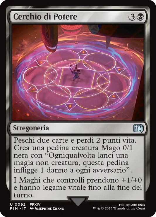 Final Fantasy foil 547 Cerchio di Potere foil
