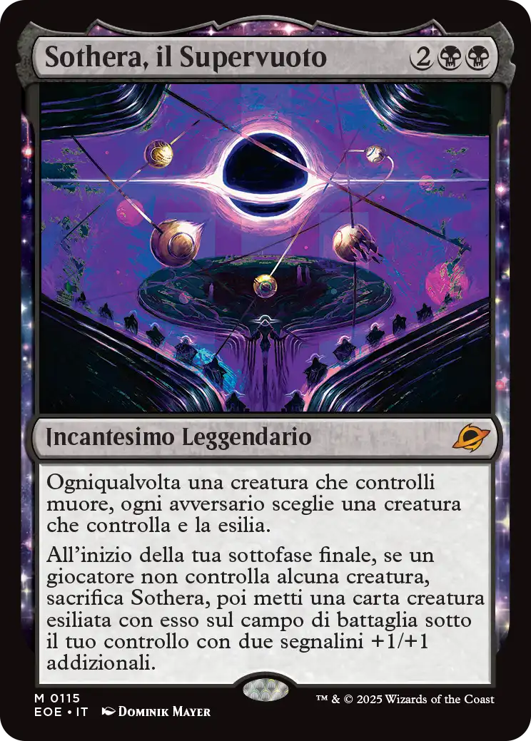 Ai Confini dell' eternità 115 Sothera, il Supervuoto