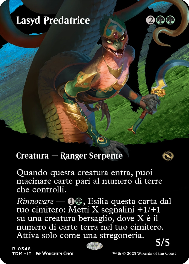 Tarkir la Dracotempesta 348 Lasyd Predatrice extra