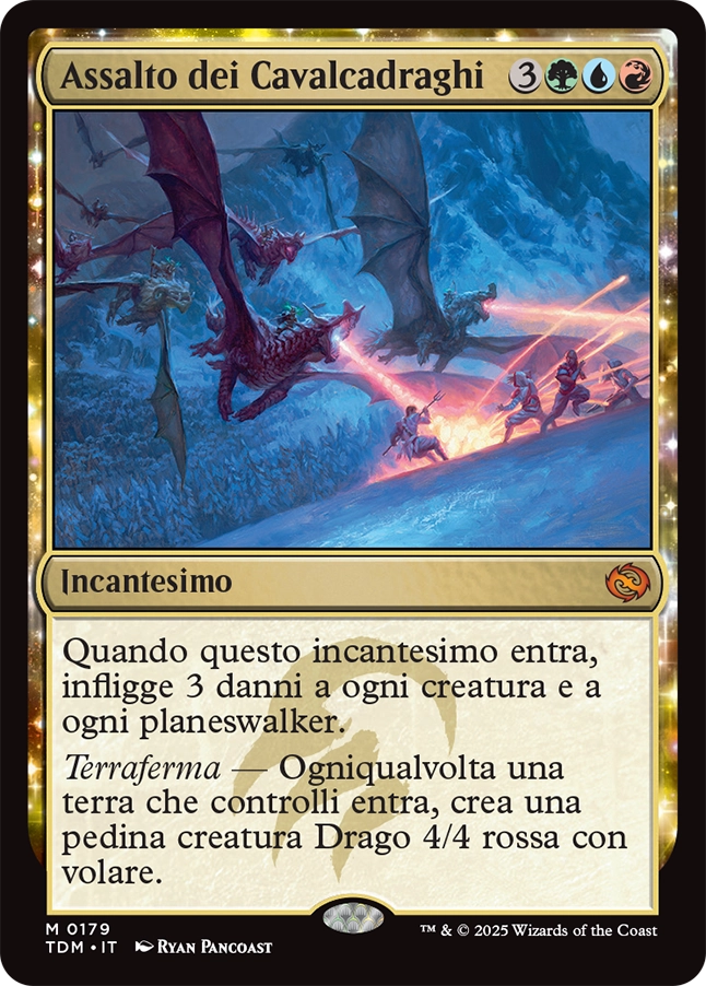 Tarkir la Dracotempesta 179 Assalto dei Cavalcadraghi