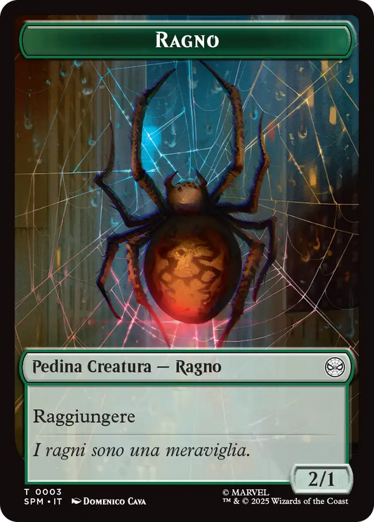 Magic Marvel Spider-man 274 Ragno token