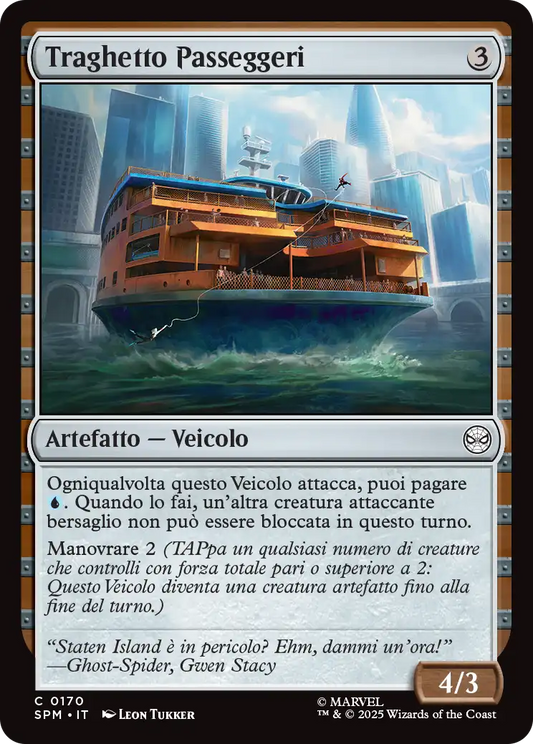 Magic Marvel Spider-man 330 Traghetto Passeggeri foil