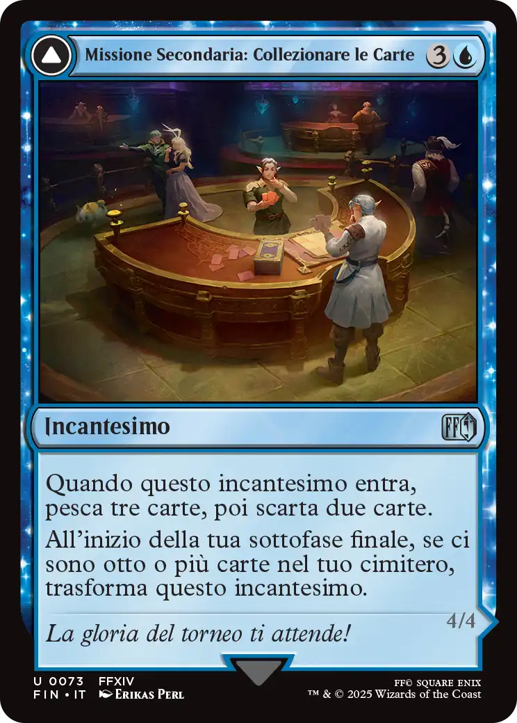 Final Fantasy foil 545 Missione Secondaria: Collezionare le Carte foil