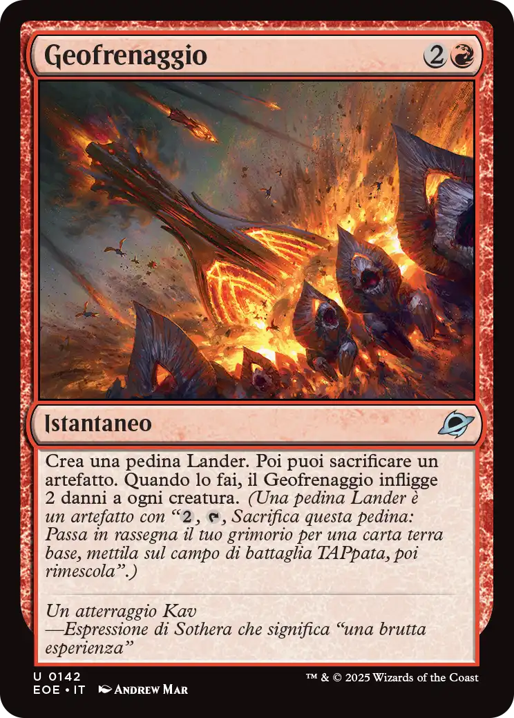 Ai Confini dell' eternità 142 Geofrenaggio