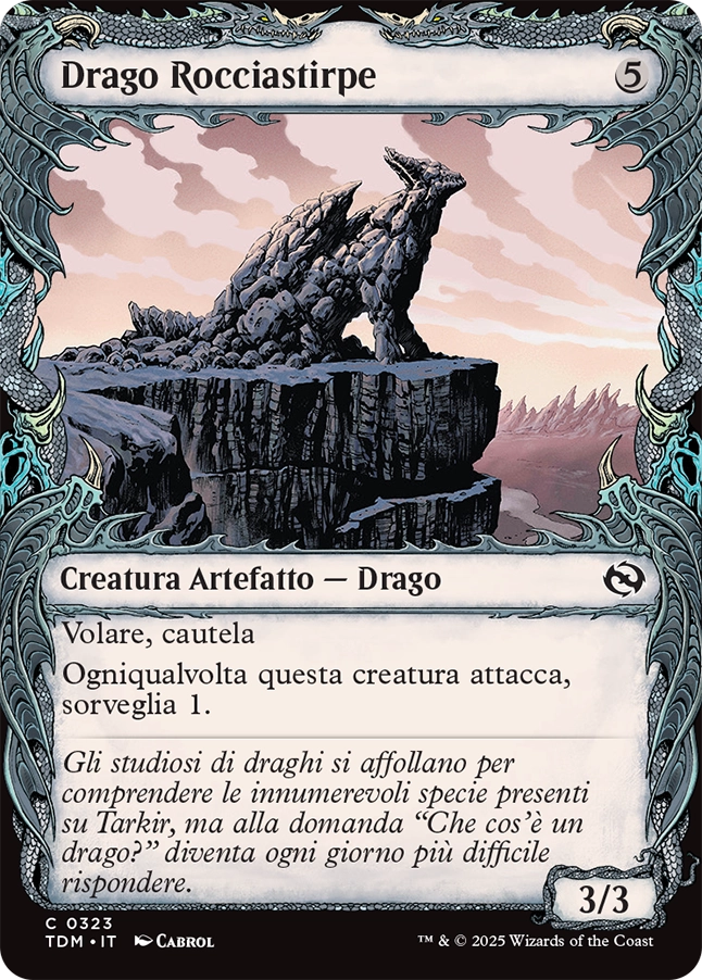 Tarkir la Dracotempesta 323 Drago Rocciastirpe extra
