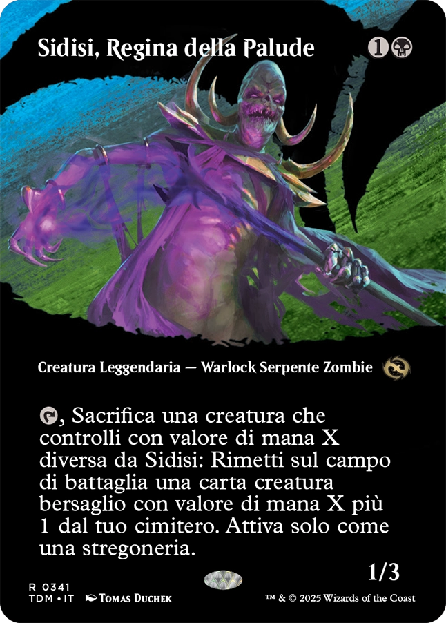 Tarkir la Dracotempesta 341 Sidisi, Regina della Palude extra