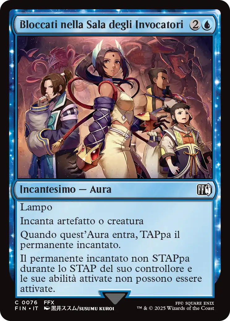 Final Fantasy foil 546 Bloccati nella Sala degli Invocatori foil