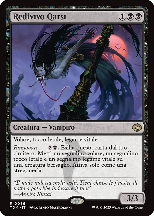 Tarkir la Dracotempesta 86 Redivivo Qarsi