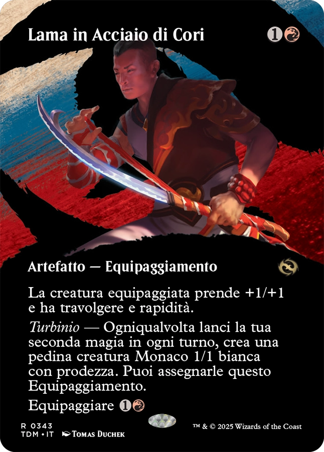 Tarkir la Dracotempesta 343 Lama in Acciaio di Cori extra