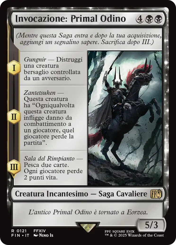 Final Fantasy 121 Invocazione: Primal Odino