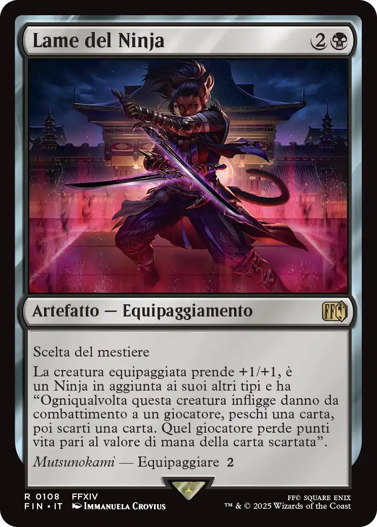 Final Fantasy 108 Lame del Ninja