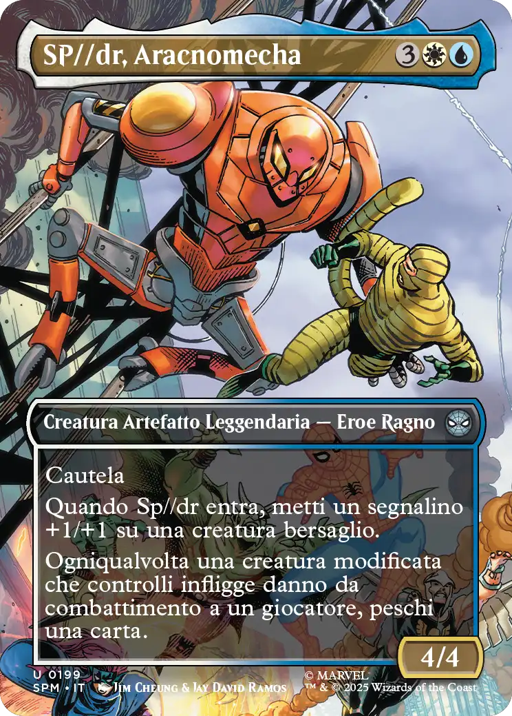 Magic Marvel Spider-man 346 SP//dr, Aracnomecha foil