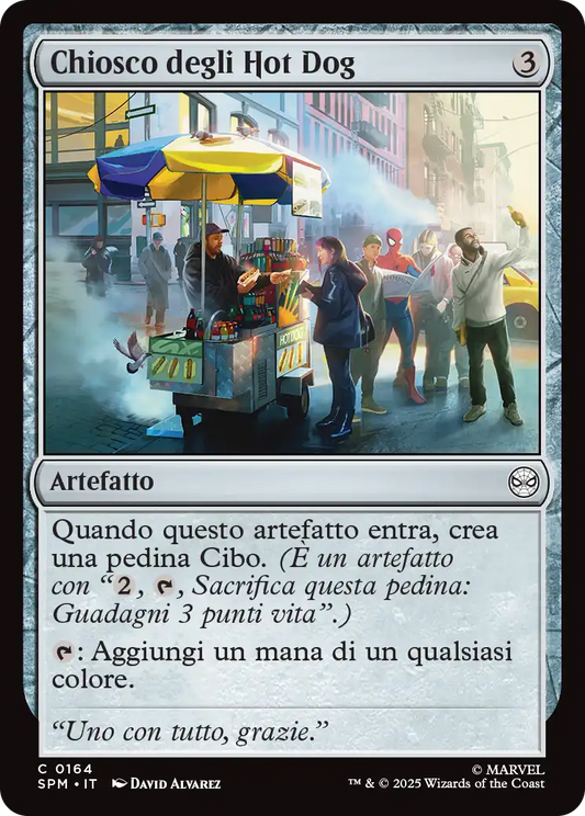 Magic Marvel Spider-man 164 Chiosco degli Hot Dog