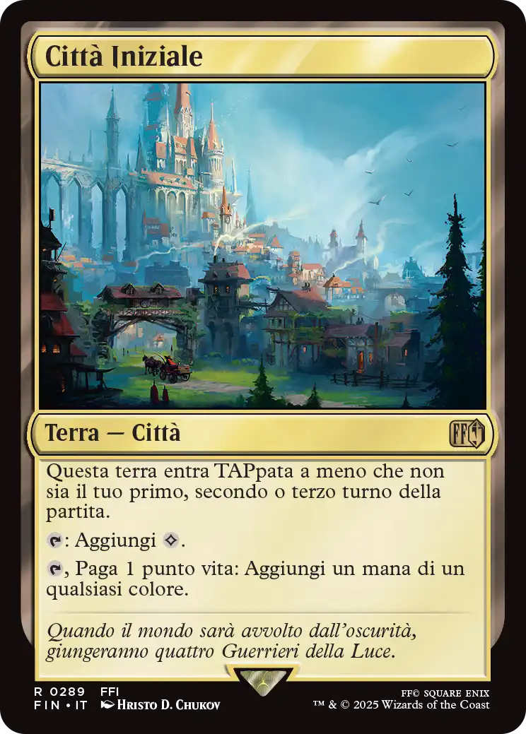 Final Fantasy 289 Città Iniziale