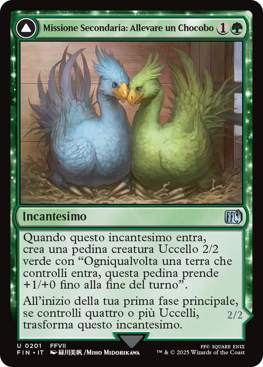 Final Fantasy foil 573 Missione Secondaria: Allevare un Chocobo foil