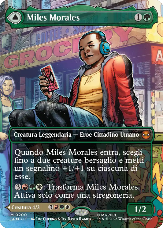 Magic Marvel Spider-man 200 Miles Morales//Ultimate Spider-man extra