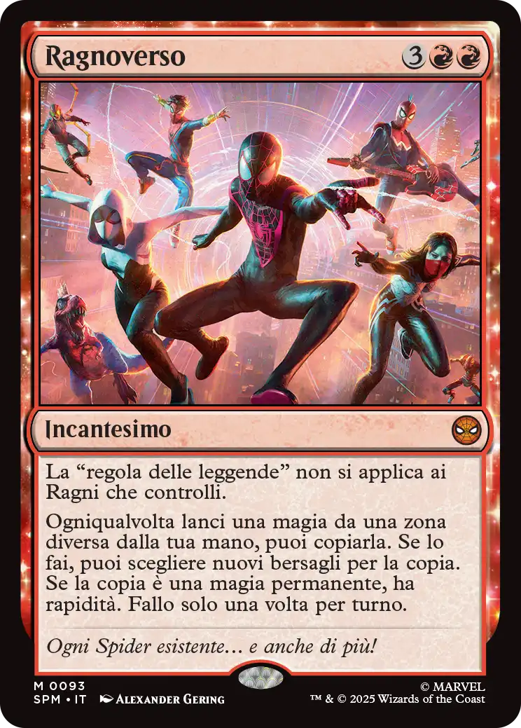 Magic Marvel Spider-man 93 Ragnoverso