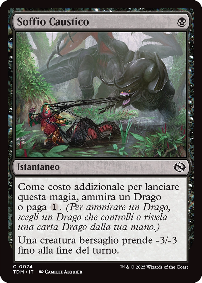 Tarkir la Dracotempesta 74 Soffio Caustico