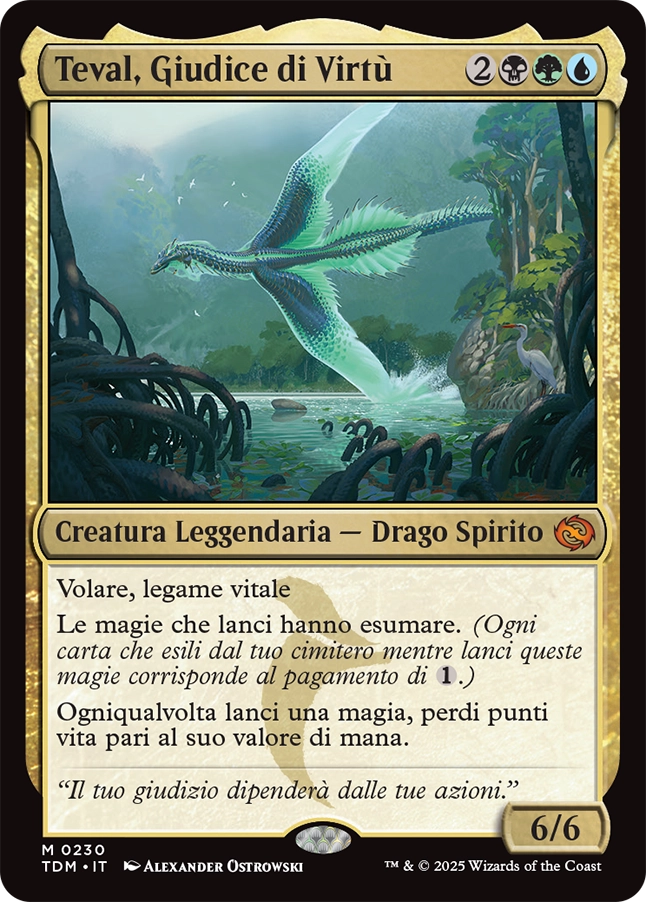 Tarkir la Dracotempesta 230 Teval, Giudice di Virtù