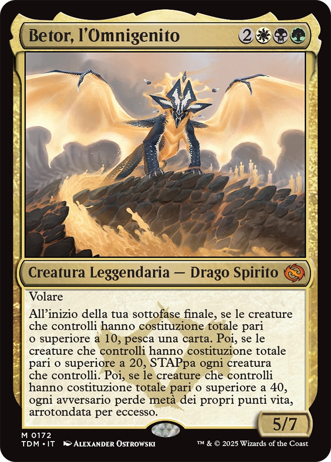 Tarkir la Dracotempesta 172 Betor, l'Omnigenito