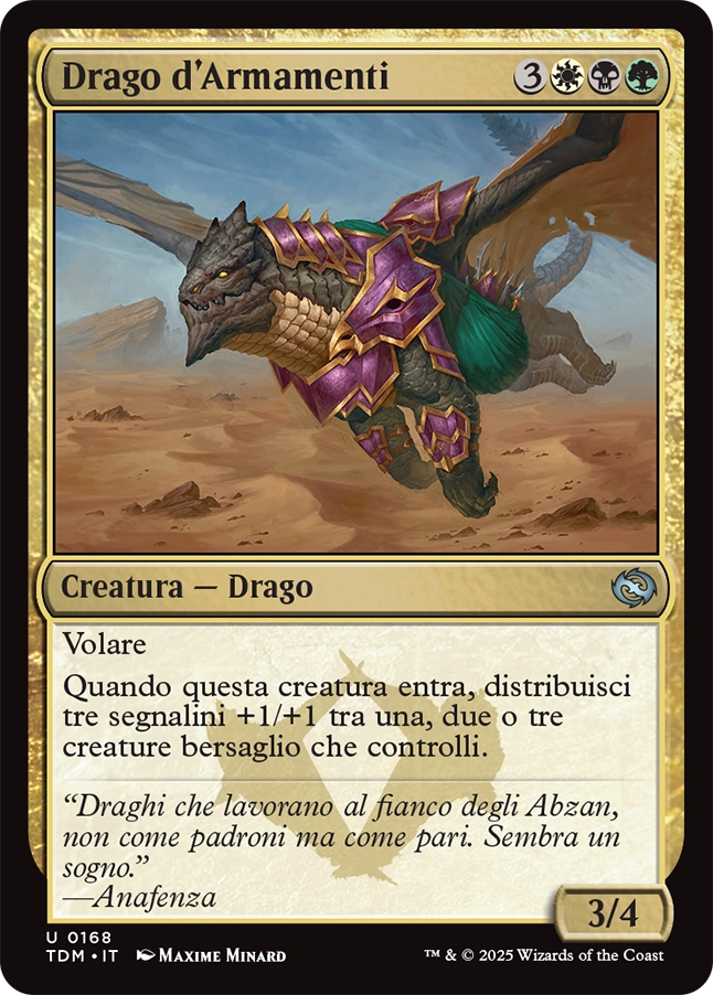 Tarkir la Dracotempesta 168 Drago d'Armamenti