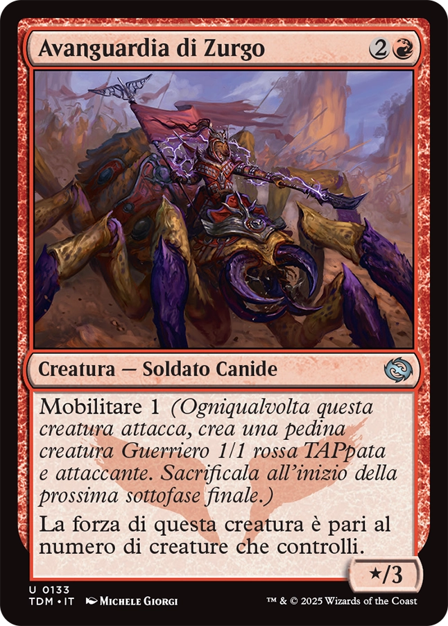 Tarkir la Dracotempesta 133 Avanguardia di Zurgo