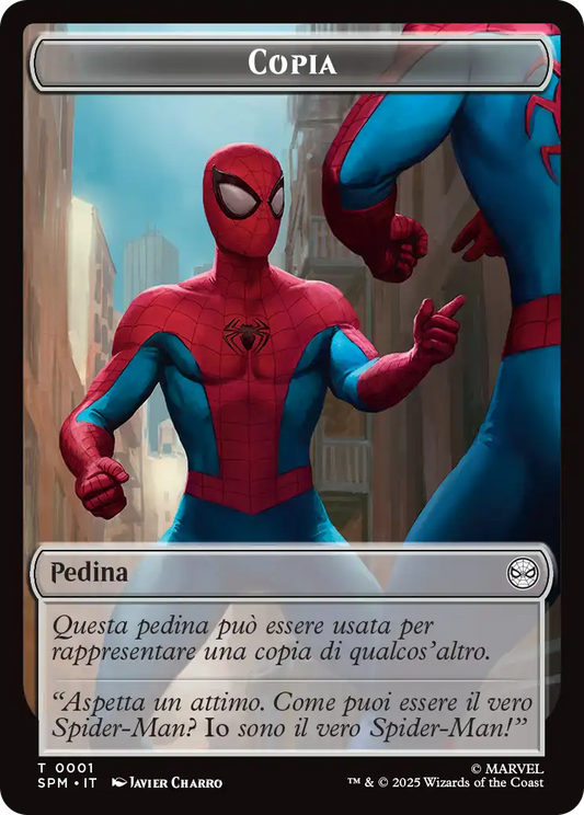 Magic Marvel Spider-man 272 Copia token