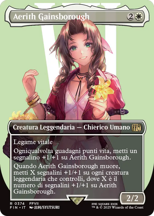 Final Fantasy foil 595 Aerith Gainsborough foil