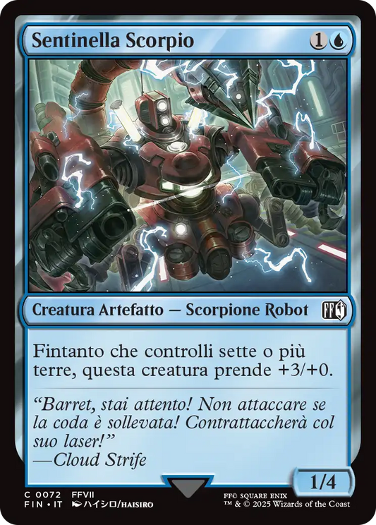 Final Fantasy 72 Sentinella Scorpio