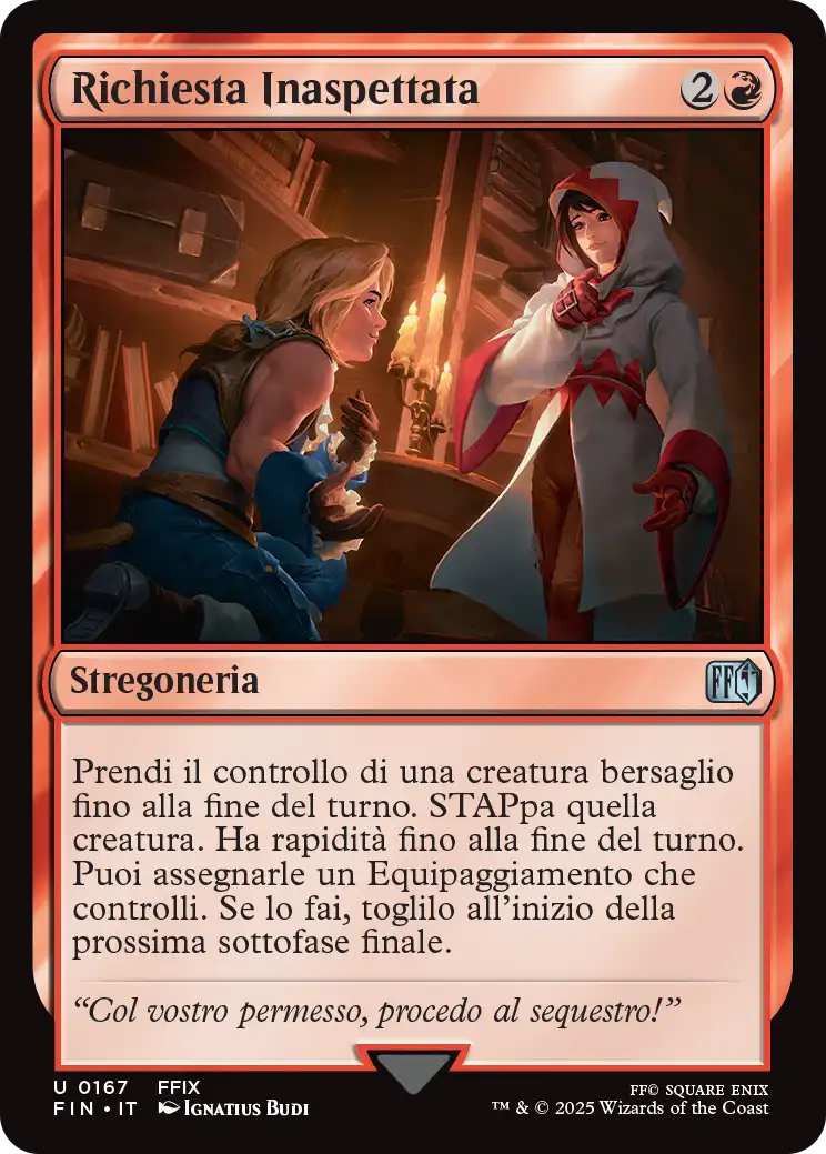 Final Fantasy foil 566 Richiesta Inaspettata foil