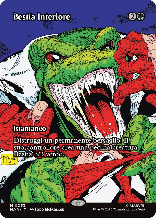 Magic Marvel Spider-man 264 Bestia Interiore Source Material Cads