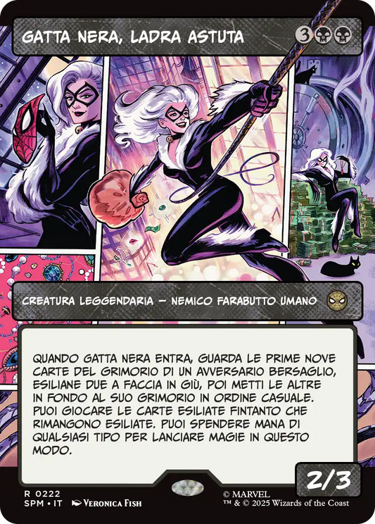 Magic Marvel Spider-man 222 Gatta Nera, Ladra Astuta extra