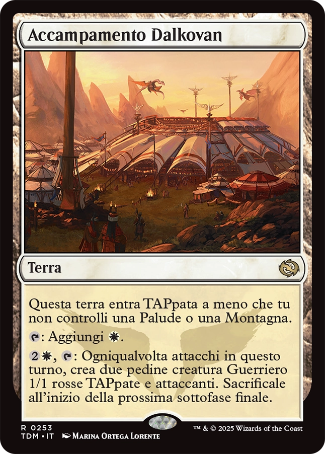 Tarkir la Dracotempesta 480 Accampamento Dalkovan foil