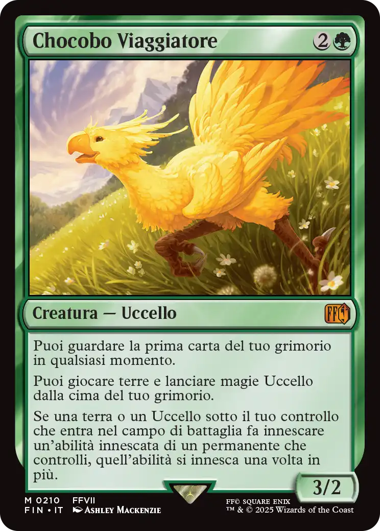 Final Fantasy 210 Chocobo Viaggiatore