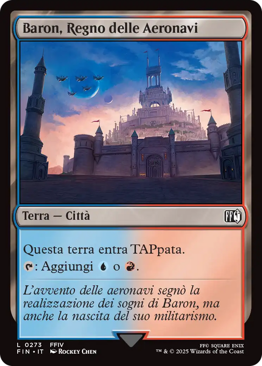 Final Fantasy foil 587 Baron, Regno delle Aeronavi foil