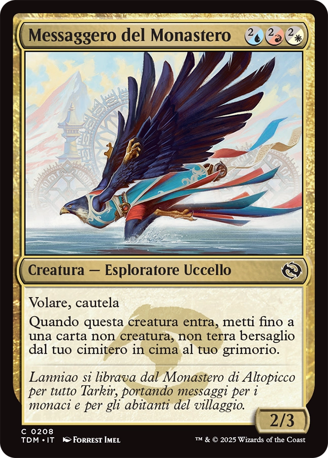 Tarkir la Dracotempesta 208 Messaggero del Monastero
