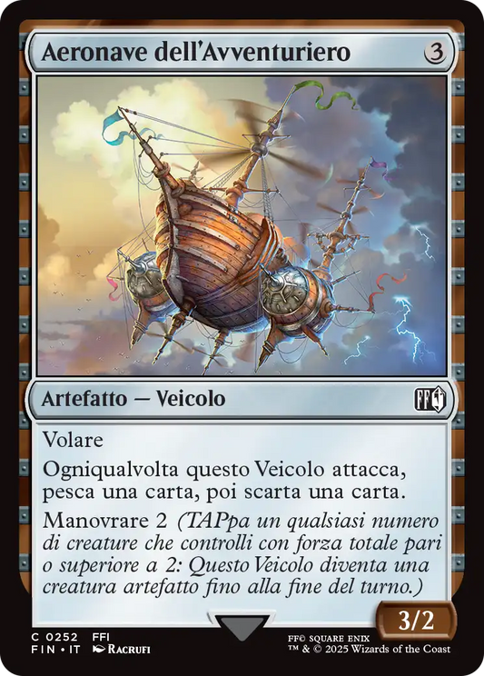 Final Fantasy foil 578 Aeronave dell’Avventuriero foil