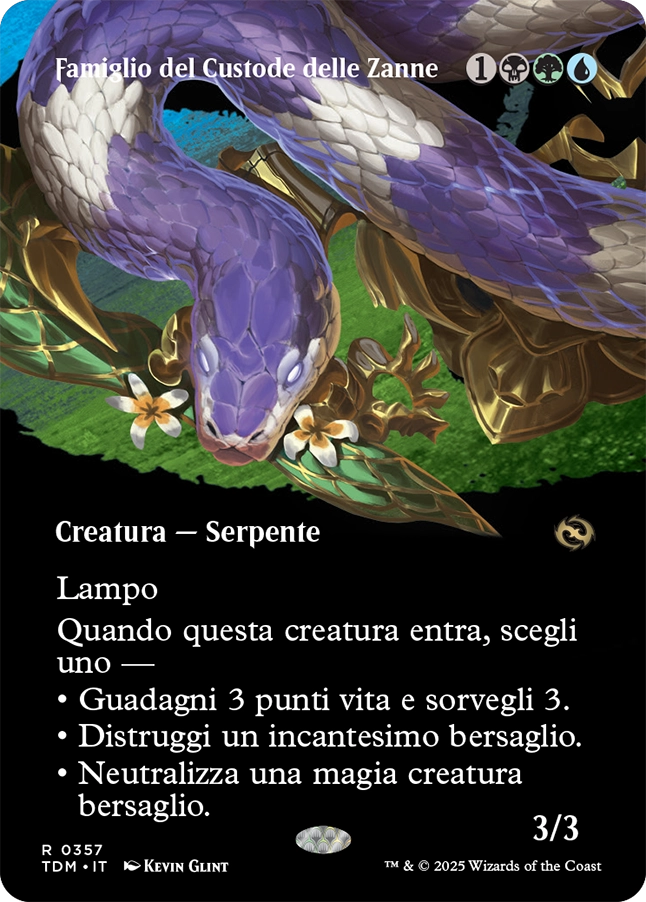 Tarkir la Dracotempesta 357 Famiglio del Custode delle Zanne extra
