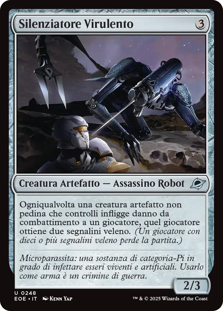 Ai Confini dell' eternità 248 Silenziatore Virulento