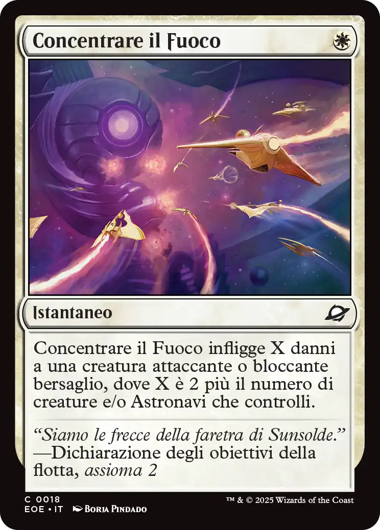 Ai Confini dell' eternità 18 Concentrare il Fuoco