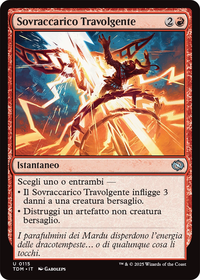 Tarkir la Dracotempesta 115 Sovraccarico Travolgente