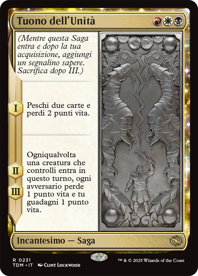 Tarkir la Dracotempesta 231 Tuono dell'Unità