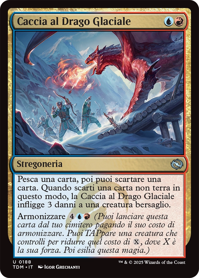 Tarkir la Dracotempesta 188 Caccia al Drago Glaciale