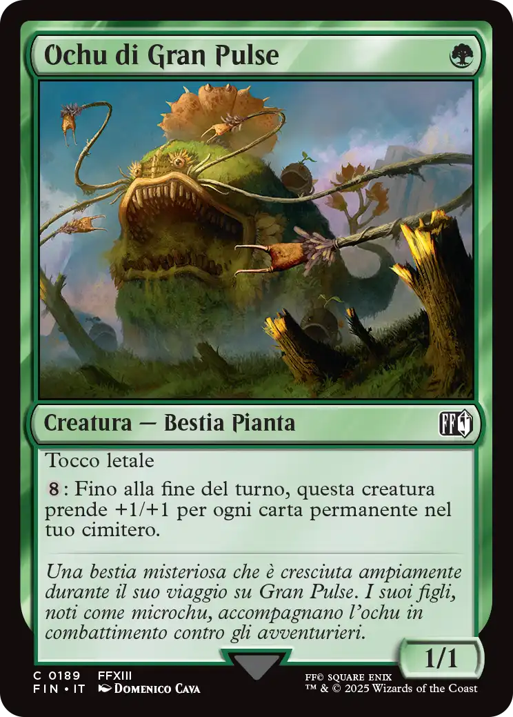 Final Fantasy 189 Ochu di Gran Pulse