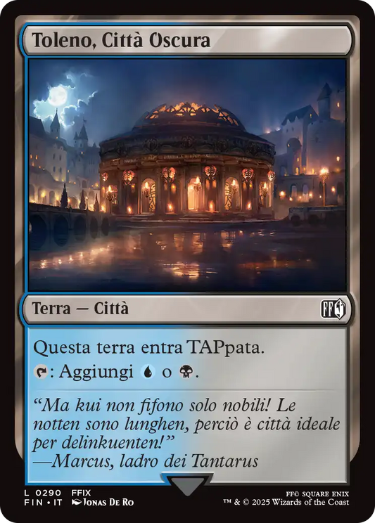 Final Fantasy foil 586 Toleno, Città Oscura foil