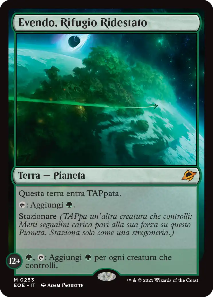 Ai Confini dell' eternità 253 Evendo, Rifugio Ridestato