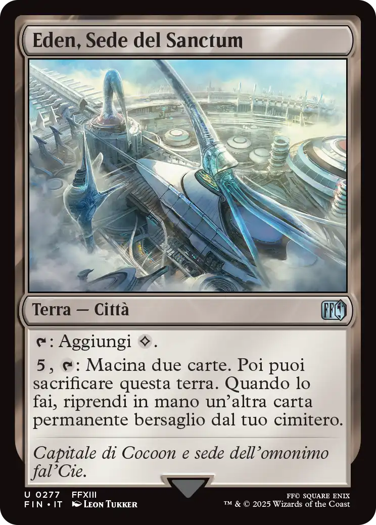 Final Fantasy 277 Eden, Sede del Sanctum