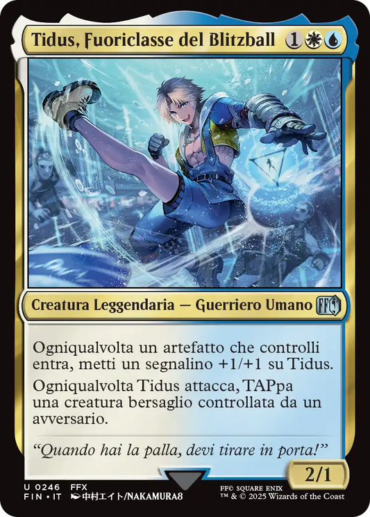 Final Fantasy 246 Tidus, Fuoriclasse del Blitzball