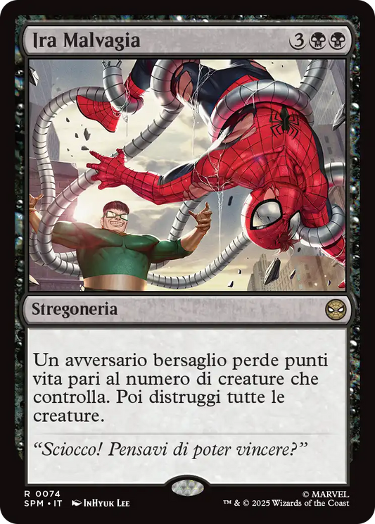 Magic Marvel Spider-man 74 Ira Malvagia